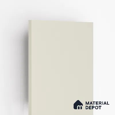 Cream Solid Colors Look MT 711 8 ft x 4 ft Matte Finish 6H Anti Scratch Acrylic Laminate - 1.5 mm | Suitable for TV Unit, Wardrobe, Kitchen Cabinets