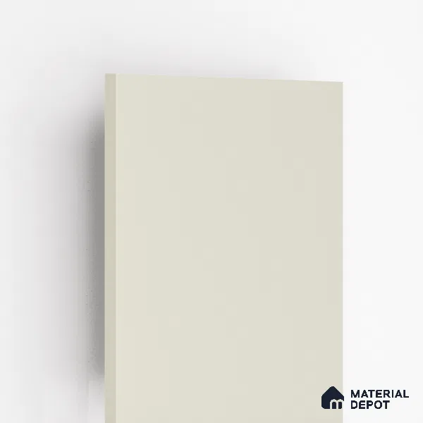 Cream Solid Colors Look MT 711 8 ft x 4 ft Matte Finish 6H Anti Scratch Acrylic Laminate - 1.5 mm | Suitable for TV Unit, Wardrobe, Kitchen Cabinets