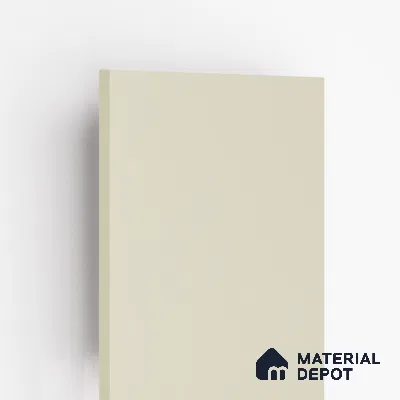 Cream Solid Colors Look MT 709 8 ft x 4 ft Matte Finish 6H Anti Scratch Acrylic Laminate - 1.5 mm | Suitable for TV Unit, Wardrobe, Kitchen Cabinets
