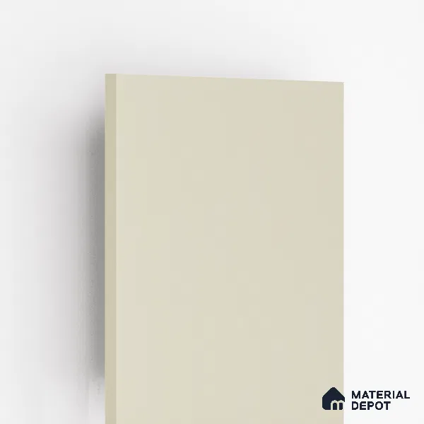 Cream Solid Colors Look MT 709 8 ft x 4 ft Matte Finish 6H Anti Scratch Acrylic Laminate - 1.5 mm | Suitable for TV Unit, Wardrobe, Kitchen Cabinets