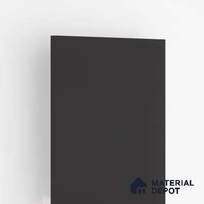 21066 LOM Black 8 ft x 4 ft Texture Finish Decorative Laminate - 0.8 mm | Suitable for TV Unit, Wardrobe, Kitchen Cabinets
