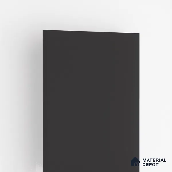 21066 LOM Black 8 ft x 4 ft Texture Finish Decorative Laminate - 0.8 mm | Suitable for TV Unit, Wardrobe, Kitchen Cabinets