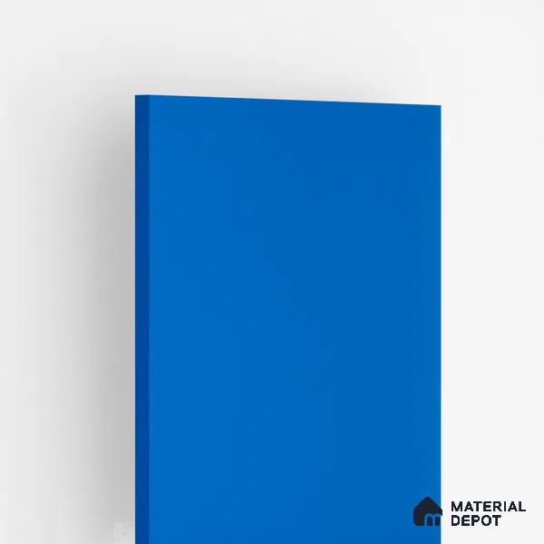 21482 SF French Blue 8 ft x 4 ft Suede Finish Decorative Laminate - 0.8 mm | Suitable for Living Room, Kitchen, Office
