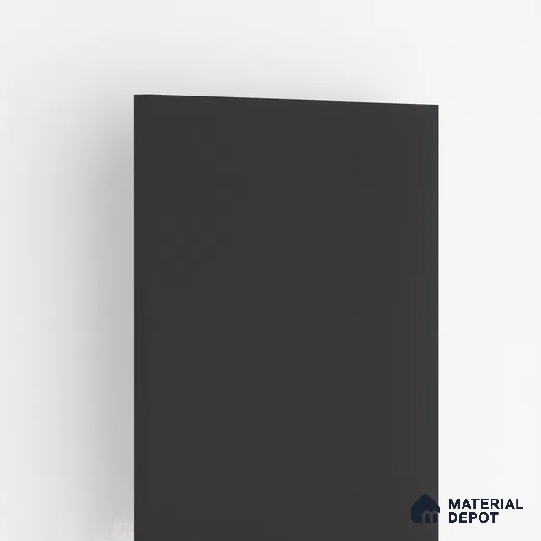 21066 SF Black 8 ft x 4 ft Suede Finish Decorative Laminate - 0.8 mm | Suitable for Living Room, Kitchen, Office