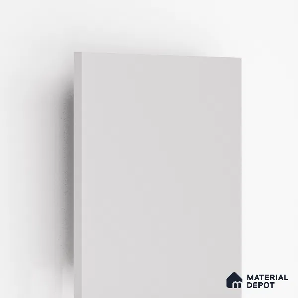 White Solid Colors Look 9500 SDM 8 ft x 4 ft High Gloss Finish Decorative Laminate - 1 mm | Suitable for Living Room, Kitchen, Office