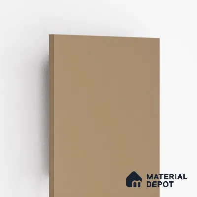 Brown Solid Colors Look 9531 SDM 8 ft x 4 ft High Gloss Finish Decorative Laminate - 1 mm | Suitable for Living Room, Kitchen, Office