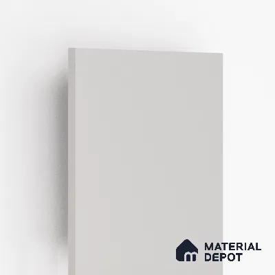 Grey Solid Colors Look PU 7703 8 ft x 4 ft PU Finish Decorative Laminate - 1.5 mm | Suitable for Living Room, Kitchen, Office