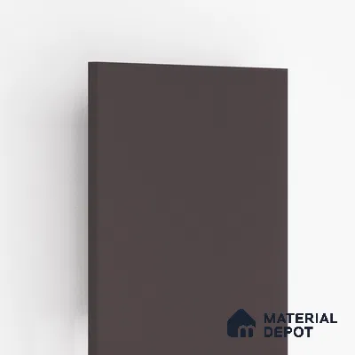 Brown Solid Colors Look PU 7706 8 ft x 4 ft PU Finish Decorative Laminate - 1.5 mm | Suitable for Living Room, Kitchen, Office