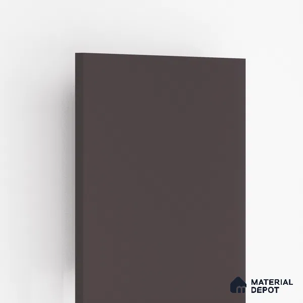 Brown Solid Colors Look PU 7706 8 ft x 4 ft PU Finish Decorative Laminate - 1.5 mm | Suitable for Living Room, Kitchen, Office