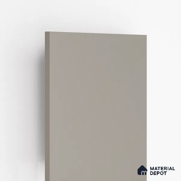 Grey Solid Colors Look PU 7705 8 ft x 4 ft PU Finish Decorative Laminate - 1.5 mm | Suitable for Living Room, Kitchen, Office