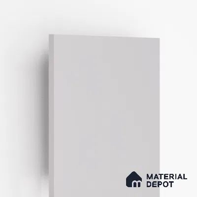 Grey Solid Colors Look PU 7756 8 ft x 4 ft PU Finish Decorative Laminate - 1.5 mm | Suitable for Living Room, Kitchen, Office