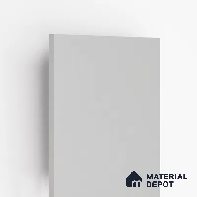 White Solid Colors Look PU 7721 8 ft x 4 ft PU Finish Decorative Laminate - 1.5 mm | Suitable for Living Room, Kitchen, Office