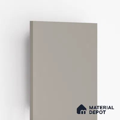 Grey Solid Colors Look PU 7725 8 ft x 4 ft PU Finish Decorative Laminate - 1.5 mm | Suitable for Living Room, Kitchen, Office