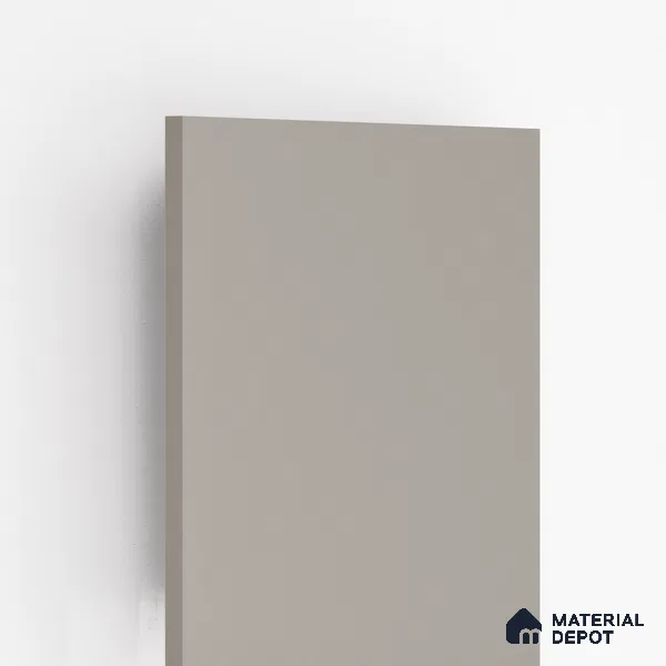 Grey Solid Colors Look PU 7725 8 ft x 4 ft PU Finish Decorative Laminate - 1.5 mm | Suitable for Living Room, Kitchen, Office