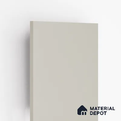 Grey Solid Colors Look PU 7722 8 ft x 4 ft PU Finish Decorative Laminate - 1.5 mm | Suitable for Living Room, Kitchen, Office