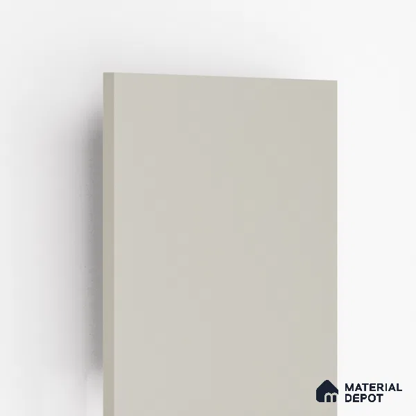 Grey Solid Colors Look PU 7722 8 ft x 4 ft PU Finish Decorative Laminate - 1.5 mm | Suitable for Living Room, Kitchen, Office