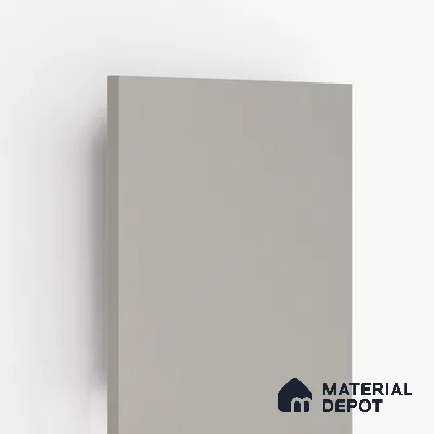 Grey Solid Colors Look PU 7737 8 ft x 4 ft PU Finish Decorative Laminate - 1.5 mm | Suitable for Living Room, Kitchen, Office