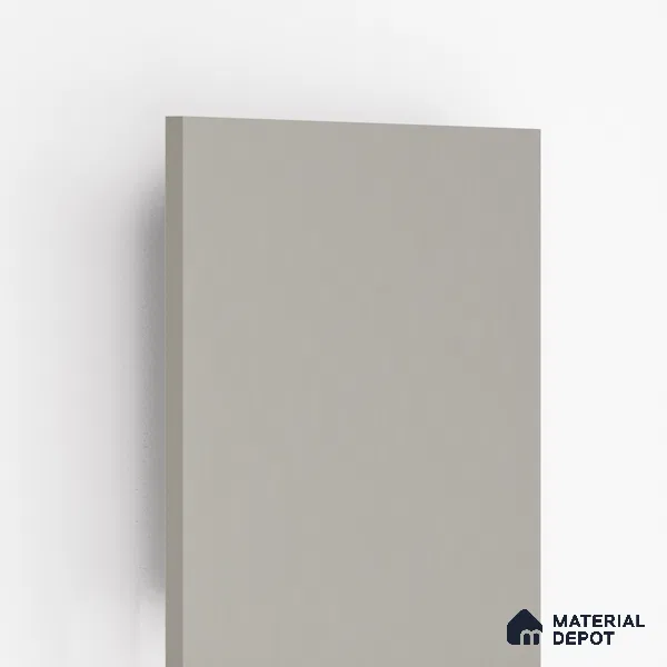Grey Solid Colors Look PU 7737 8 ft x 4 ft PU Finish Decorative Laminate - 1.5 mm | Suitable for Living Room, Kitchen, Office