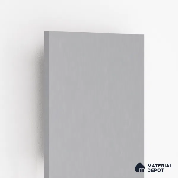 Grey Solid Colors Look PU 7745 8 ft x 4 ft PU Finish Decorative Laminate - 1.5 mm | Suitable for Living Room, Kitchen, Office