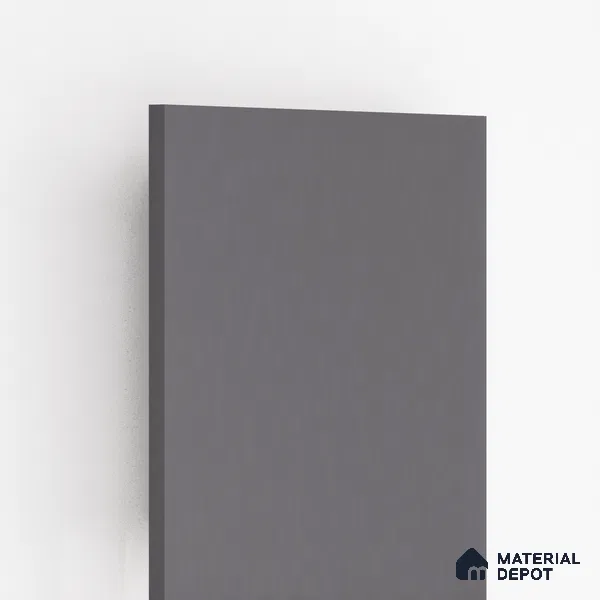 Grey Solid Colors Look PU 7746 8 ft x 4 ft PU Finish Decorative Laminate - 1.5 mm | Suitable for Living Room, Kitchen, Office