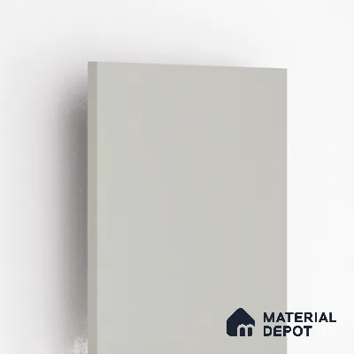 Grey Solid Colors Look 1058 UHG 8 ft x 4 ft High Gloss Finish Decorative Laminate - 1 mm | Suitable for Living Room, Kitchen, Office