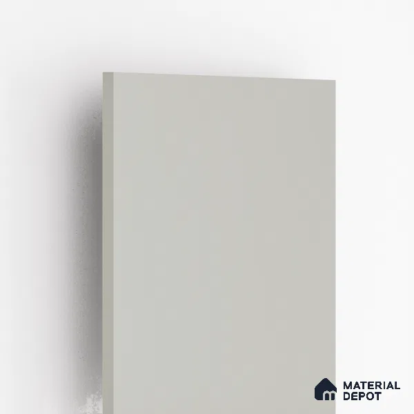 Grey Solid Colors Look 1058 UHG 8 ft x 4 ft High Gloss Finish Decorative Laminate - 1 mm | Suitable for Living Room, Kitchen, Office