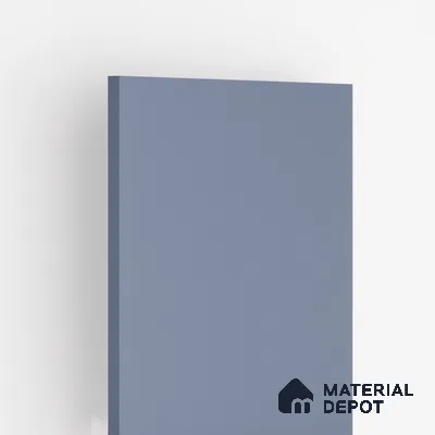 187 HG Gfrost Grey 8 ft x 4 ft High Gloss Plain Color Finish Laminate - 1 mm | Suitable for Living Room, Kitchen, Office