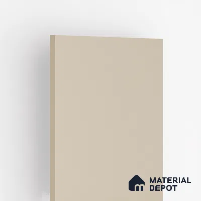 179 HG Golden beige 8 ft x 4 ft High Gloss Plain Color Finish Laminate - 1 mm | Suitable for Living Room, Kitchen, Office