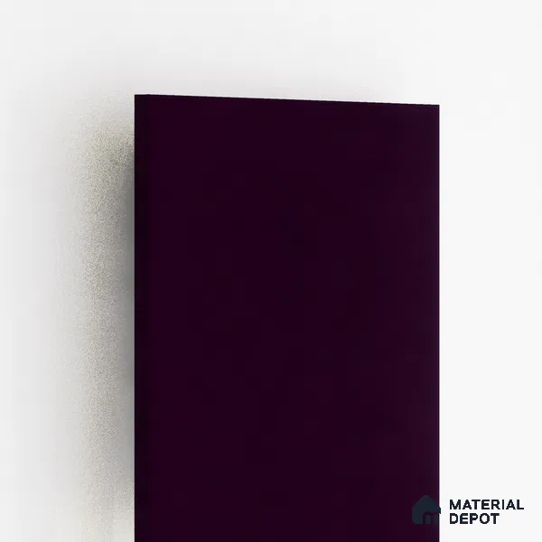150 HG Mulberry 8 ft x 4 ft High Gloss Plain Color Finish Laminate - 1 mm | Suitable for Living Room, Kitchen, Office