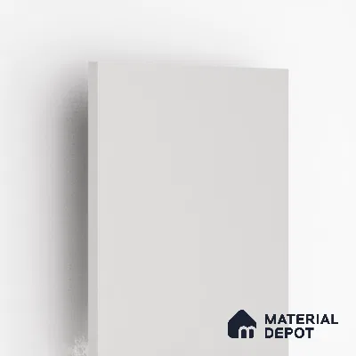 102 SF Titana Weiss 8 ft x 4 ft Plain Color Suede Finish Laminate - 1 mm | Suitable for Living Room, Kitchen, Office
