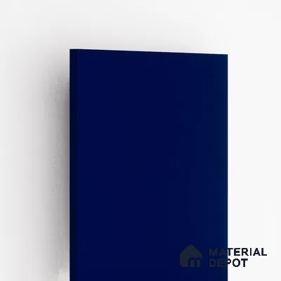 123 SF Kormblumenblau 8 ft x 4 ft Plain Color Suede Finish Laminate - 1 mm | Suitable for Living Room, Kitchen, Office