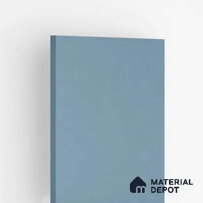 Grey Solid Colors Look PU 053D 8 ft x 4 ft PU Finish Decorative Laminate - 1 mm | Suitable for Living Room, Kitchen, Office