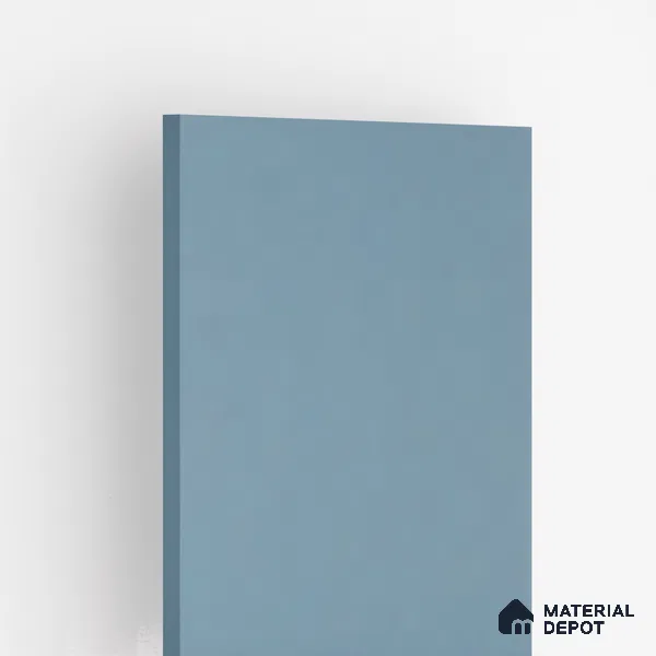 Grey Solid Colors Look PU 053D 8 ft x 4 ft PU Finish Decorative Laminate - 1 mm | Suitable for Living Room, Kitchen, Office