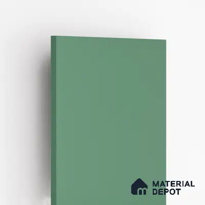 LM 18433 Peacock Blue 8 ft x 4 ft Matte Finish Anti Fingerprint Decorative Thermo Laminate - 1 mm | Suitable for Living Room, Kitchen, Office | Matching Edgeband EB 383 FM