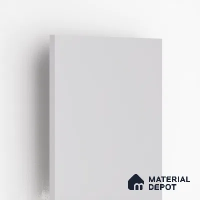 LM 01502 Nickel Bright White 8 ft x 4 ft Suede Finish Decorative Laminate - 1 mm  | Suitable for Living Room, Kitchen, Office