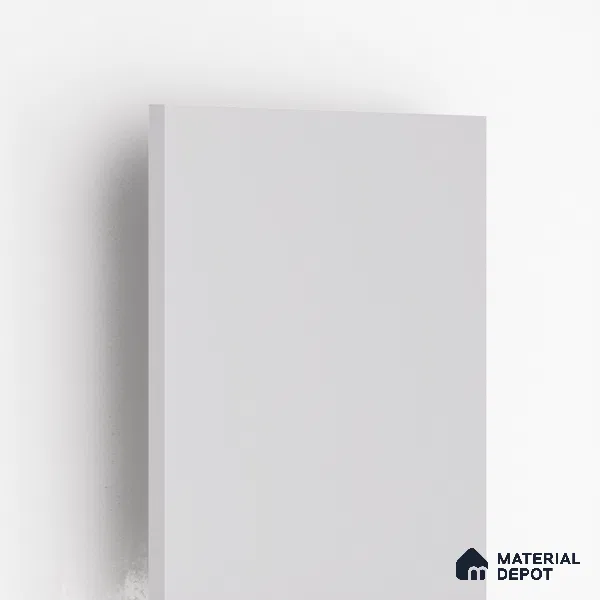 LM 01502 Nickel Bright White 8 ft x 4 ft Suede Finish Decorative Laminate - 1 mm | Suitable for Living Room, Kitchen, Office