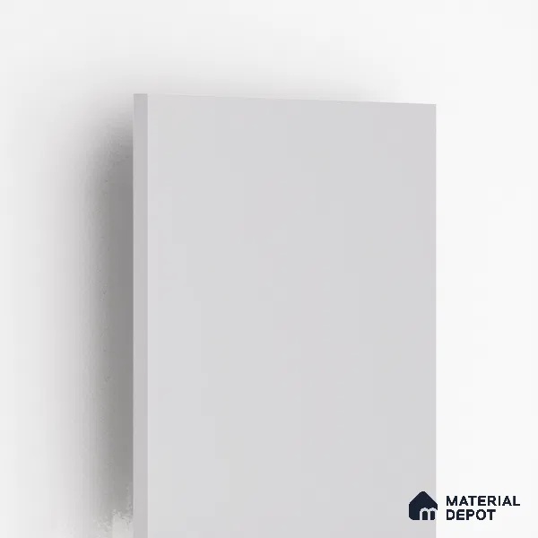 LM 01519 Nickel High Gloss White 8 ft x 4 ft High Gloss Finish Decorative Laminate - 1 mm  | Suitable for Living Room, Kitchen, Office