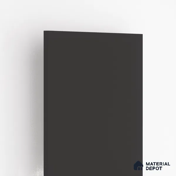 LM 01524 Jet Black 8 ft x 4 ft High Gloss Finish Decorative Laminate - 1 mm  | Suitable for Living Room, Kitchen, Office