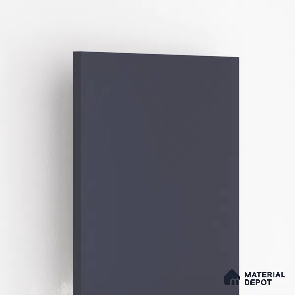 Solid Colors Look LM 01768 Midnight Blue 8 ft x 4 ft Suede Finish Decorative Laminate - 1 mm | Suitable for Living Room, Kitchen, Office