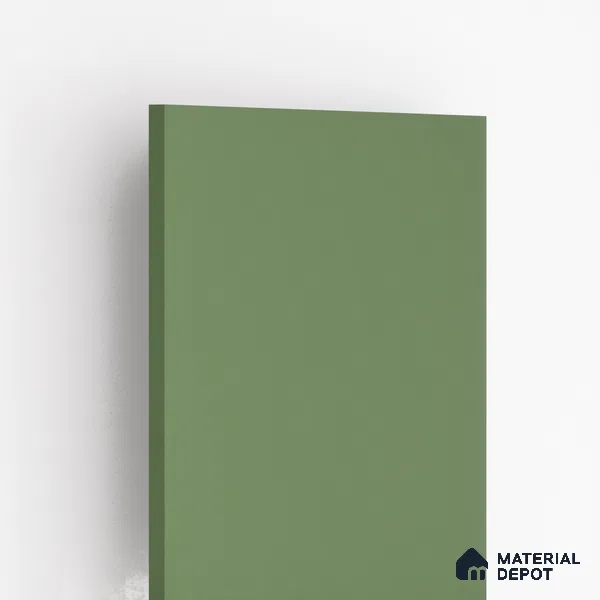 Green Textured Solid Look LM 01894 8 ft x 4 ft Texture Finish Decorative Laminate - 1 mm | Suitable for TV Unit, Wardrobe, Kitchen Cabinets