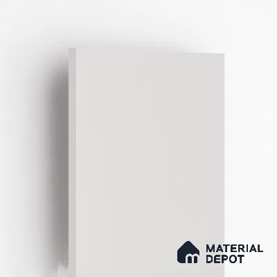 White Textured Solid Look LM 01905 8 ft x 4 ft Texture Finish Decorative Laminate - 1 mm | Suitable for TV Unit, Wardrobe, Kitchen Cabinets