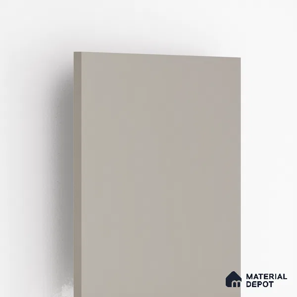 Pista Grey Solid Colors Look LM 01922 8 ft x 4 ft Glossy Finish Decorative Laminate - 1 mm | Suitable for Living Room, Kitchen, Office