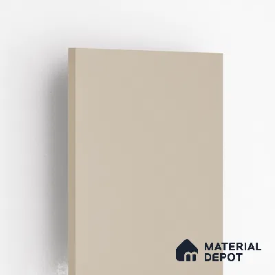 Warm Beige Solid Colors Look LM 01924 8 ft x 4 ft Matte Finish Decorative Laminate - 1 mm | Suitable for Living Room, Kitchen, Office