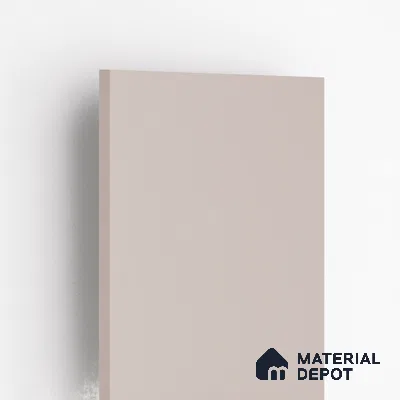 Beige Solid Colors Look LM 01927 8 ft x 4 ft Glossy Finish Decorative Laminate - 1 mm | Suitable for Living Room, Kitchen, Office