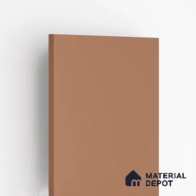 Champagne Brown Solid Colors Look LM 01934 8 ft x 4 ft Glossy Finish Decorative Laminate - 1 mm | Suitable for Living Room, Kitchen, Office