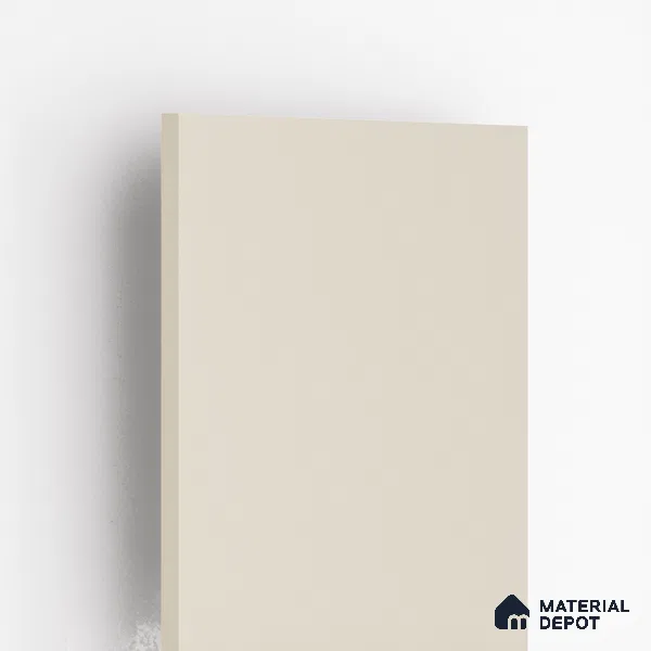 Light Cream Solid Colors Look LM 01944 8 ft x 4 ft Glossy Finish Decorative Laminate - 1 mm | Suitable for Living Room, Kitchen, Office