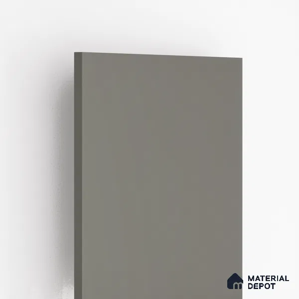 Trout Grey Solid Colors Look LM 03023 Trout 8 ft x 4 ft Zero Soft Matt Finish Decorative Laminate - 1 mm | Suitable for Living Room, Kitchen, Office