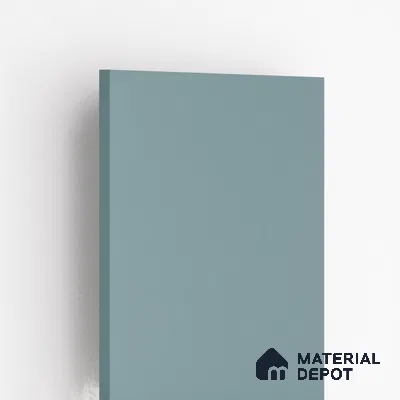 Slate Blue Solid Colors Look LM 03028 Skyesh 8 ft x 4 ft Zero Soft Matt Finish Decorative Laminate - 1 mm | Suitable for Living Room, Kitchen, Office