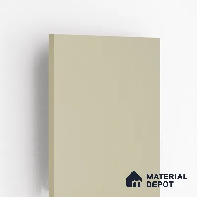 Creamy Beige Solid Colors Look LM 03034 Creama 8 ft x 4 ft Extra Glossy Finish Decorative Laminate - 1 mm | Suitable for Living Room, Kitchen, Office
