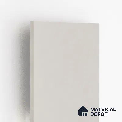 49916 HGL SH Ivory Frost 8 ft x 4 ft Frosted Glass & Metallic Shine Finish Decorative Laminate - 1 mm | Matching Rehau Edgeband Code 112081 | Suitable for Living Room, Kitchen, Office